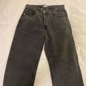 Black Crossover Jeans